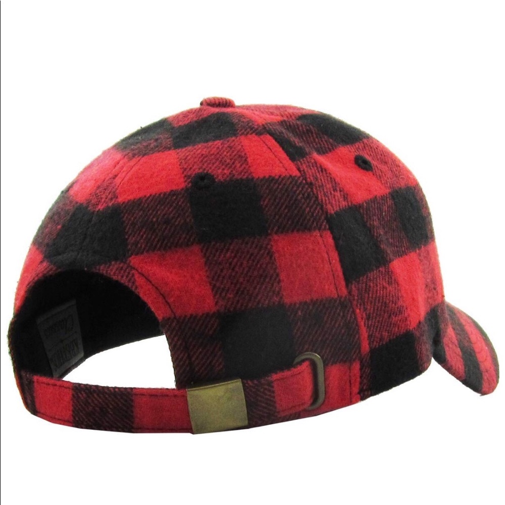 Casual Lumberjack Plaid Baseball cap - Picture 10 of 16